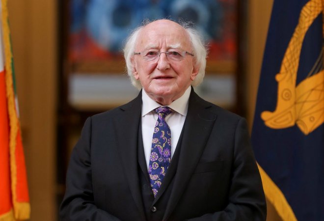President of Ireland Michael D. Higgins 